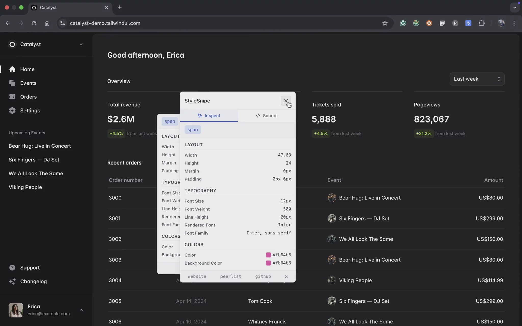 StyleSnipe - Chrome extension image 1