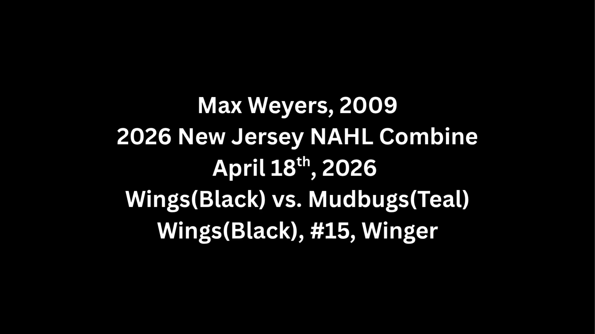 Max Weyers: Offensive Highlights from Ames High - Full Shift Action