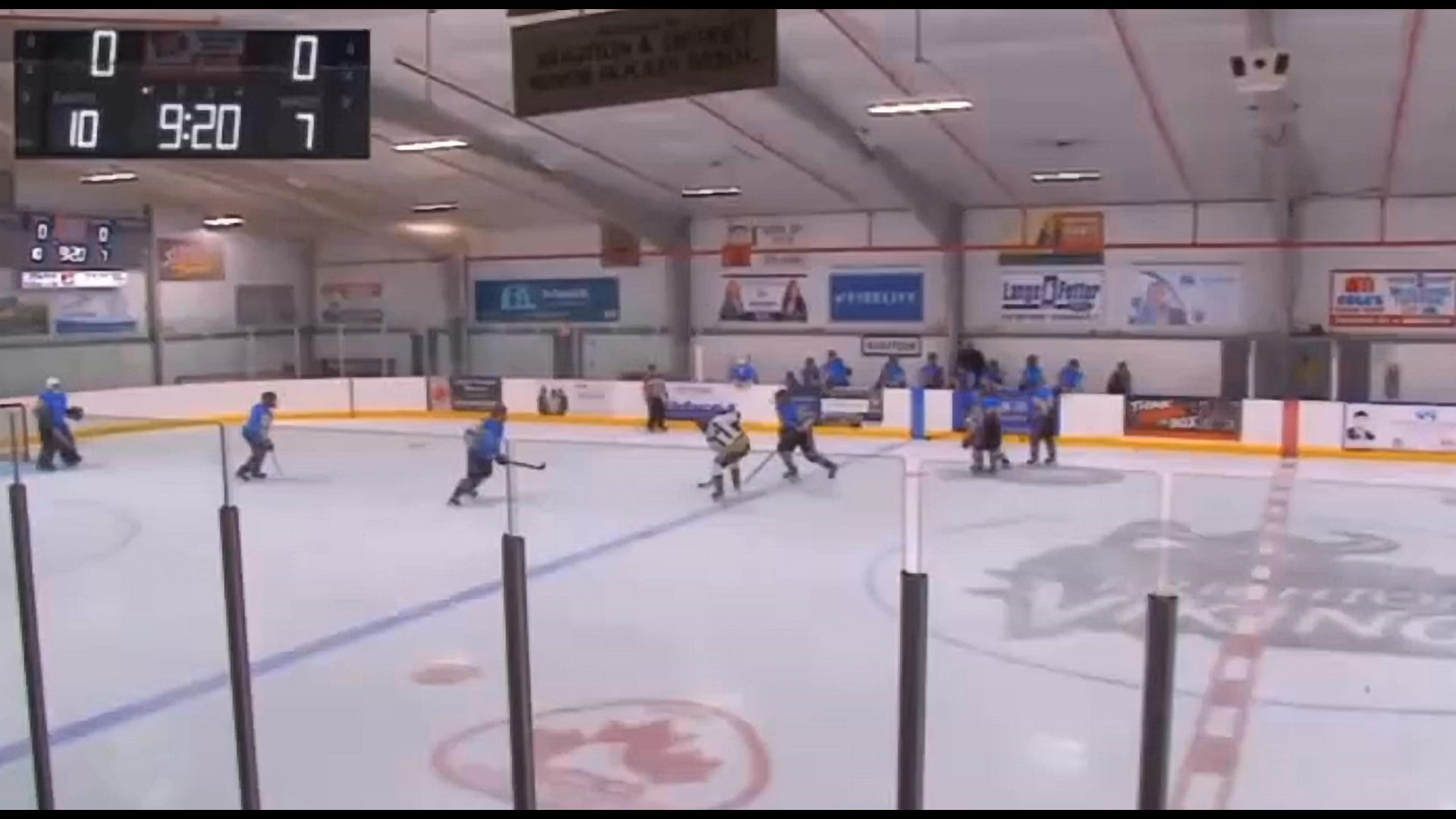 Best saves Illia Bohdanov of the Orangeville Blitz vs. Brighton Vikings match