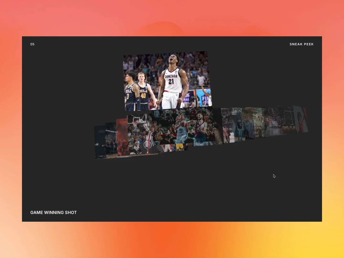 Sports Event Website Build In Framer by DiverseKit