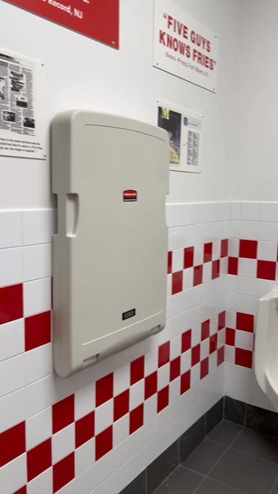 Five Guys - Bathroom - Burgers Near Me - Woodside, New York