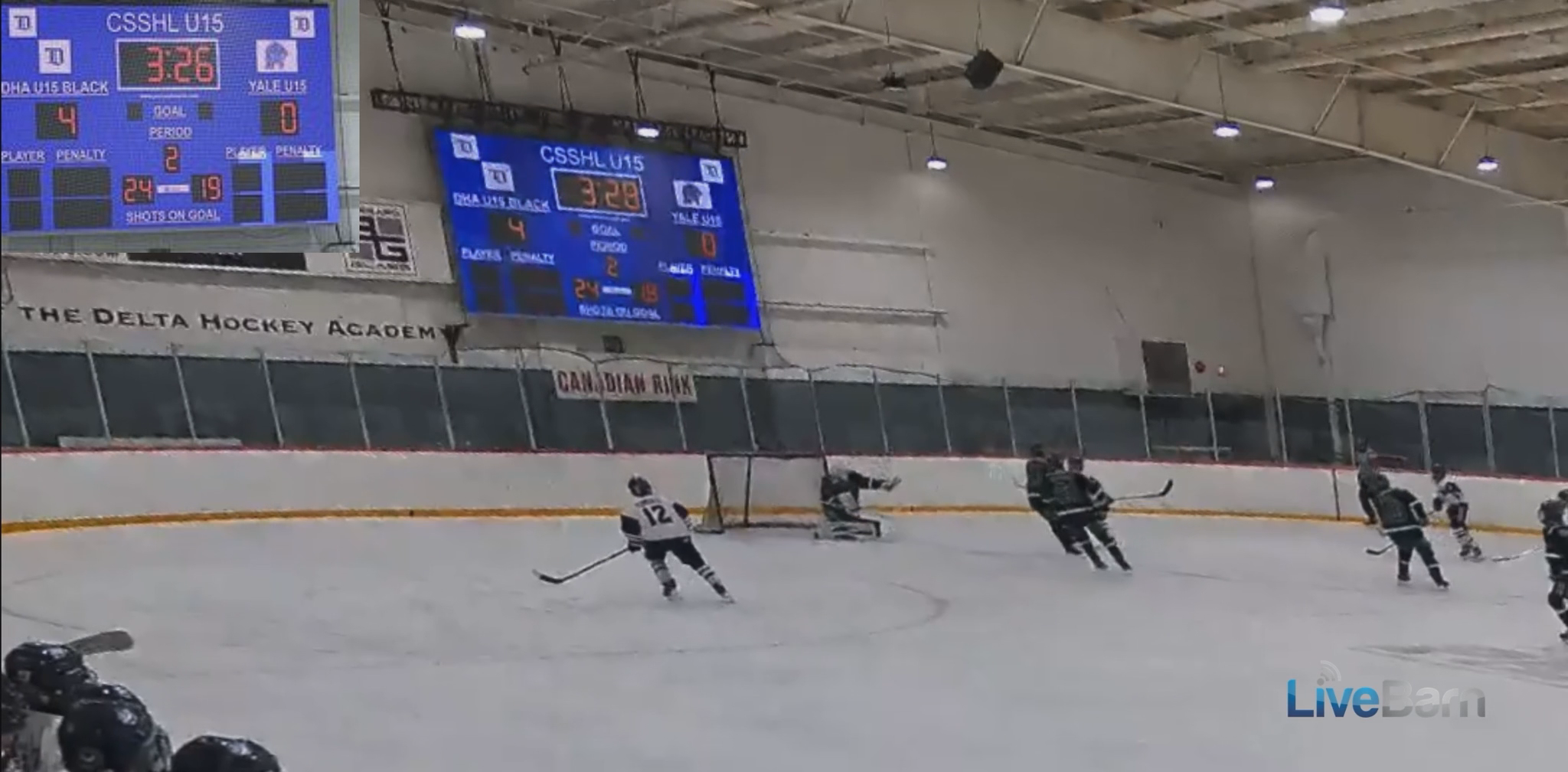 Holter Karpiak's Shutout vs Yale | Delta Hockey U15 AAA
