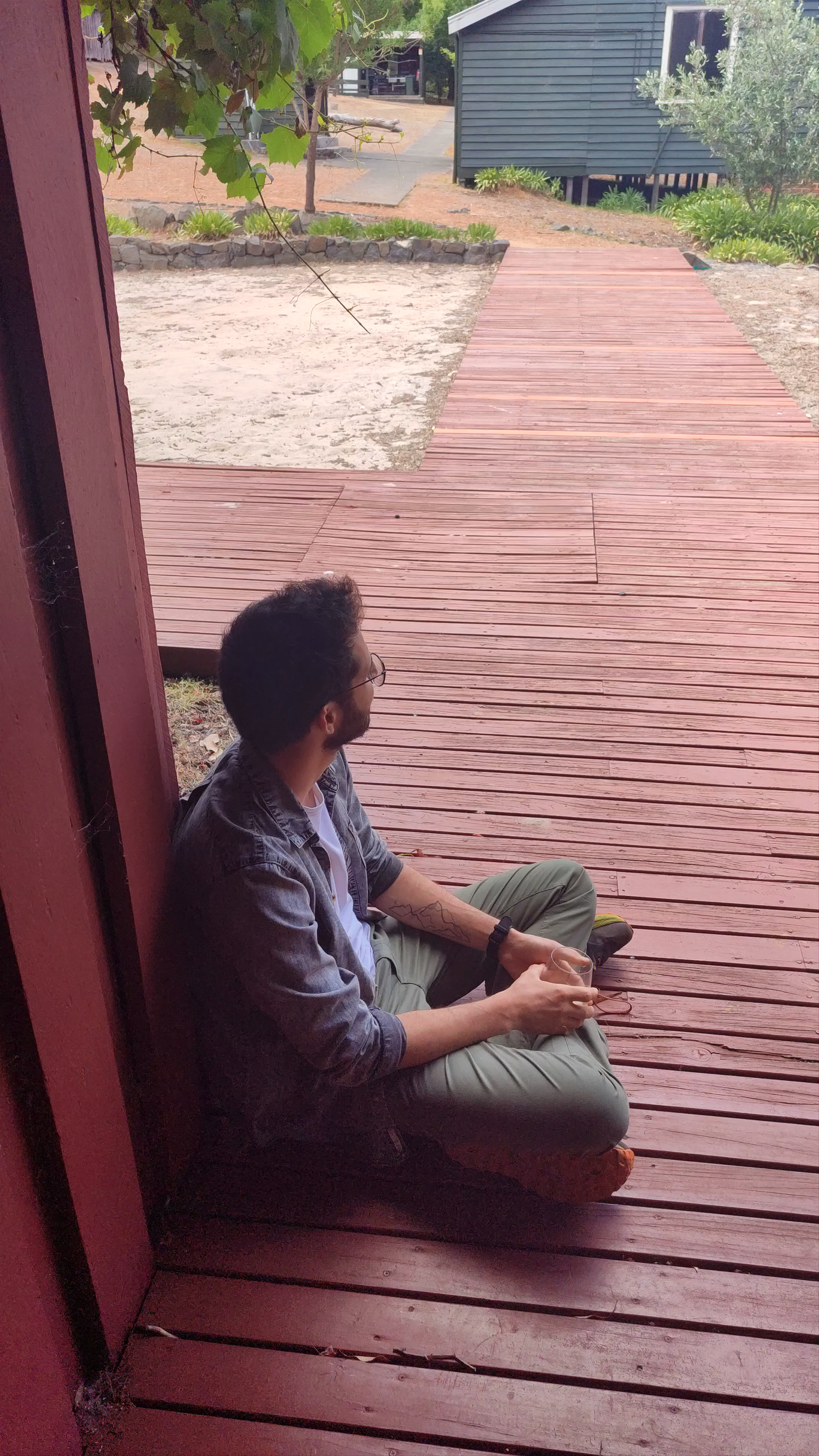 Tranquil Encounter at Wellington Forest Cottages with Native Kangaroo in Western Australia