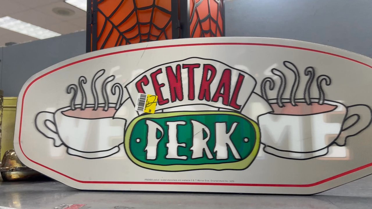 Valley Value Center - Cute FRIENDS/ CENTRAL PERK sign - Thrift Stores Near Me - Valley Glen, California