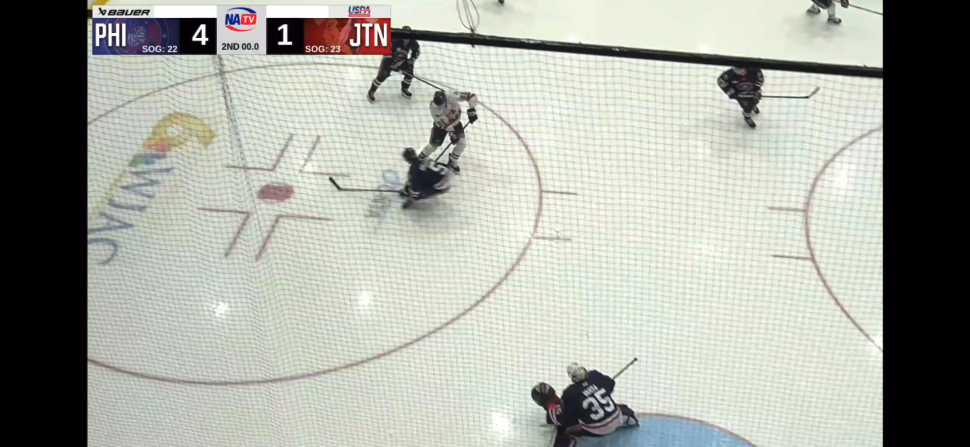 William Stewart's Slick Chip Shot Ties the Game for Tomahawks - Replay clip