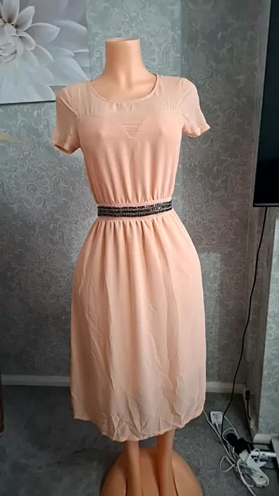 Peach  Evening Dress 