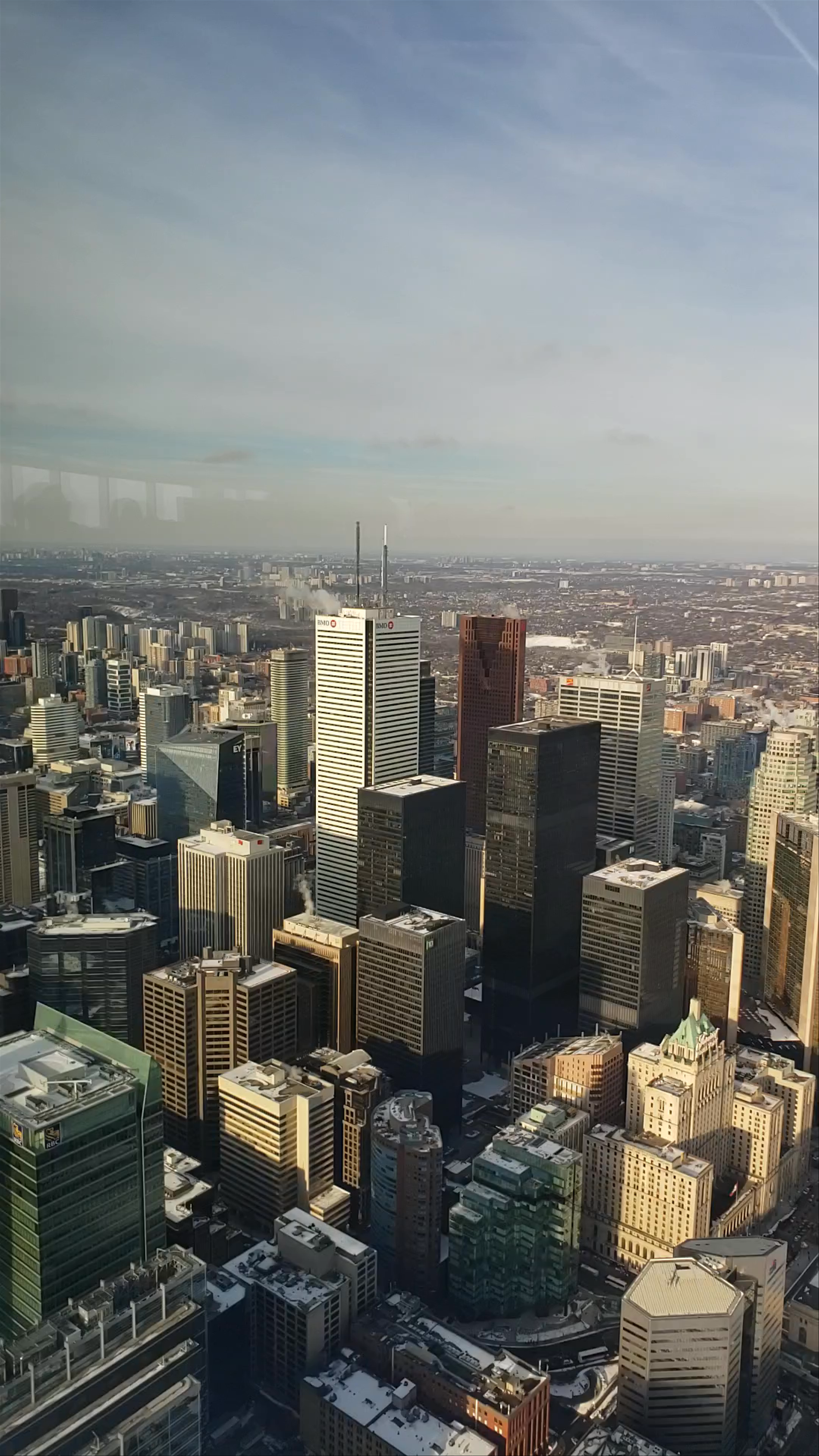 Stunning Toronto Skyline Views from CN Tower