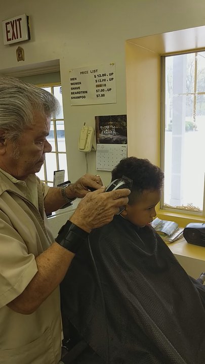 Village Barber Shop - Getting my little man a cut with Dion. - Barbers Near Me - Whiting, New Jersey