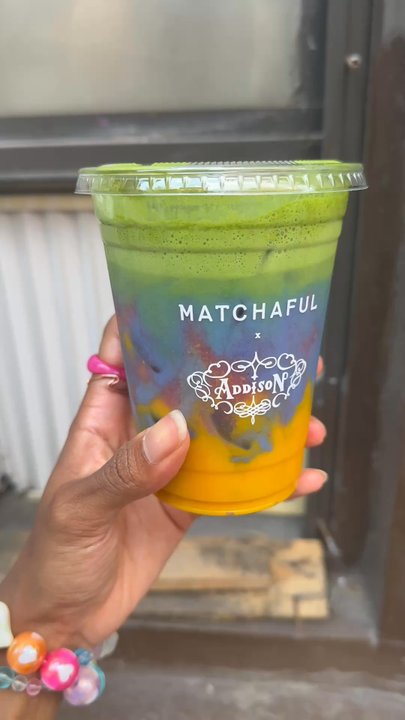 Matchaful - Addison grace limited edition matcha smoothie - Coffee & Tea Near Me - New York, New York