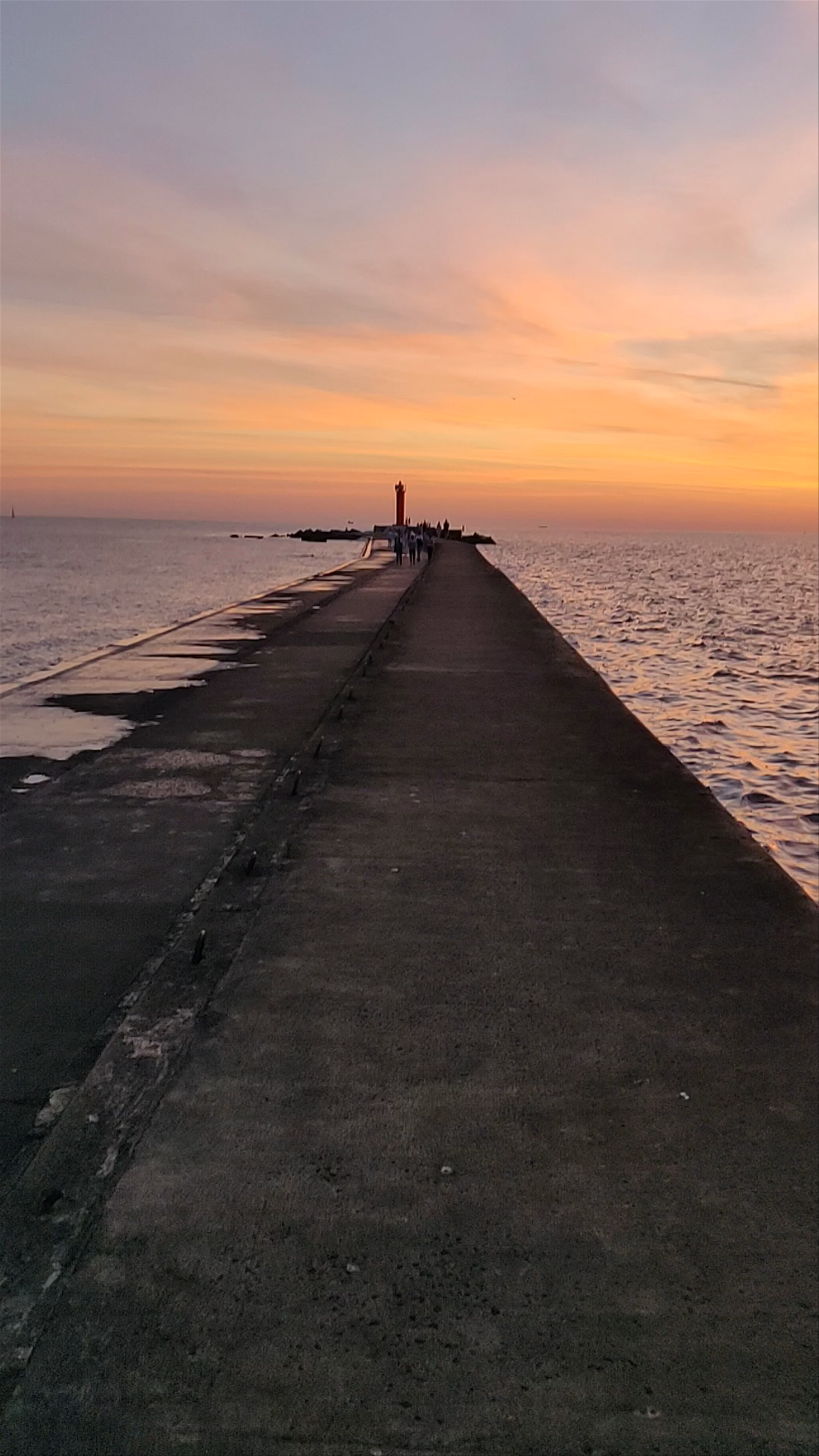 Sunset Serenity at Mangaļsalas Mols Pier, Riga