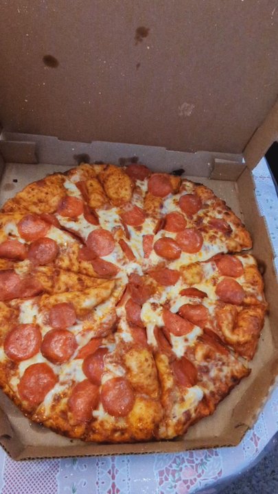 Round Table Pizza - Pepperoni pizza and garlic twists - Pizza Near Me - Modesto, California