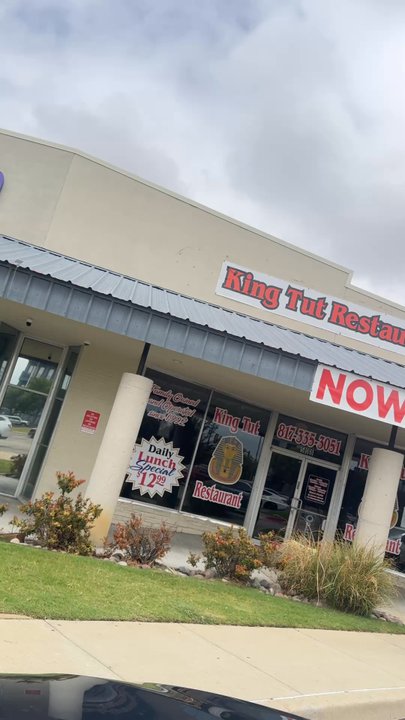King Tut restaurant - The front - Egyptian Near Me - Fort Worth, Texas