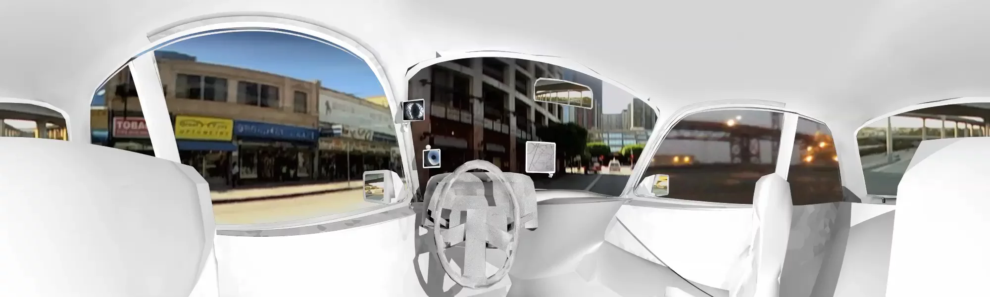 Car Inside Space and Projections