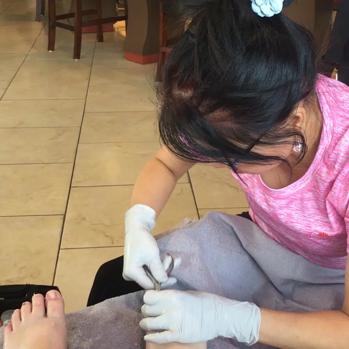American Nails & Spa - Some cuticle trimming - Nail Salons Near Me - Omaha, Nebraska