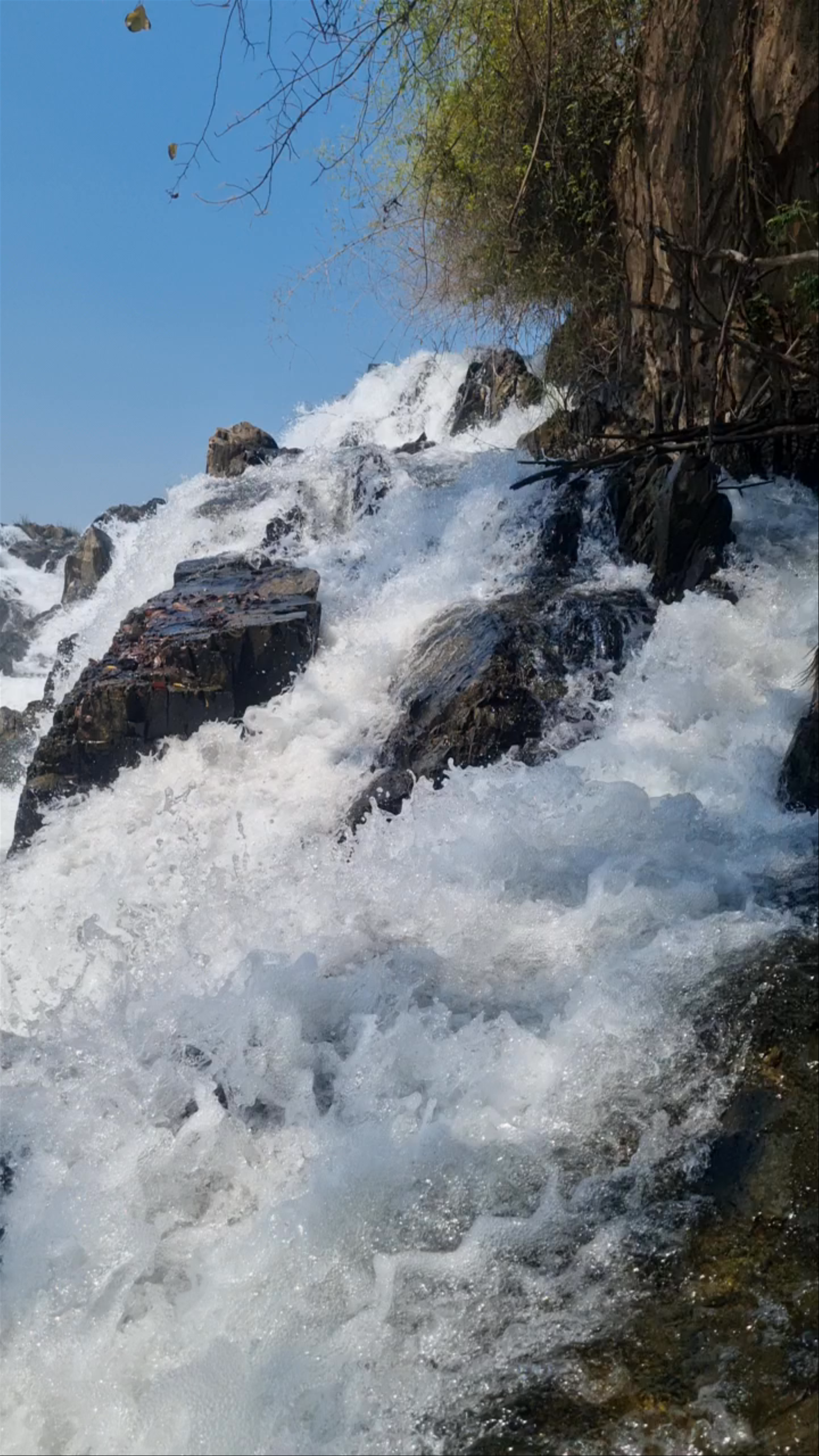 Waterfall on Mekong river