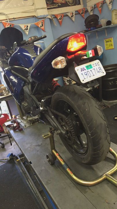 Sporttech Cycles - Getting an oil change - Motorcycle Repair Near Me - San Jose, California