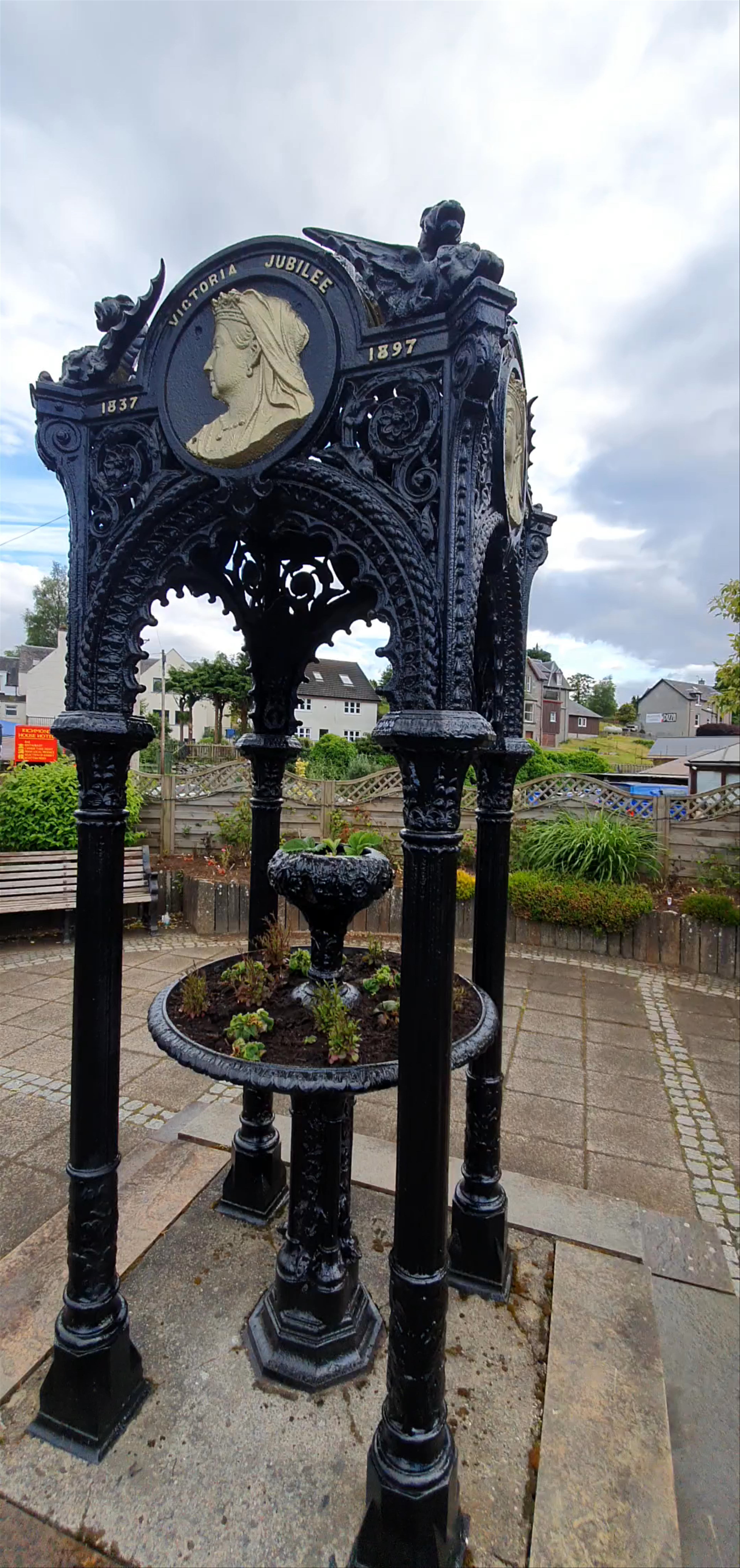 Bothy Restaurant & Bar and Victoria Jubilee Monument, Fort Augustus