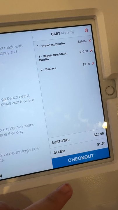Ali Baba - Ipad ordering! - Middle Eastern Near Me - Davis, California