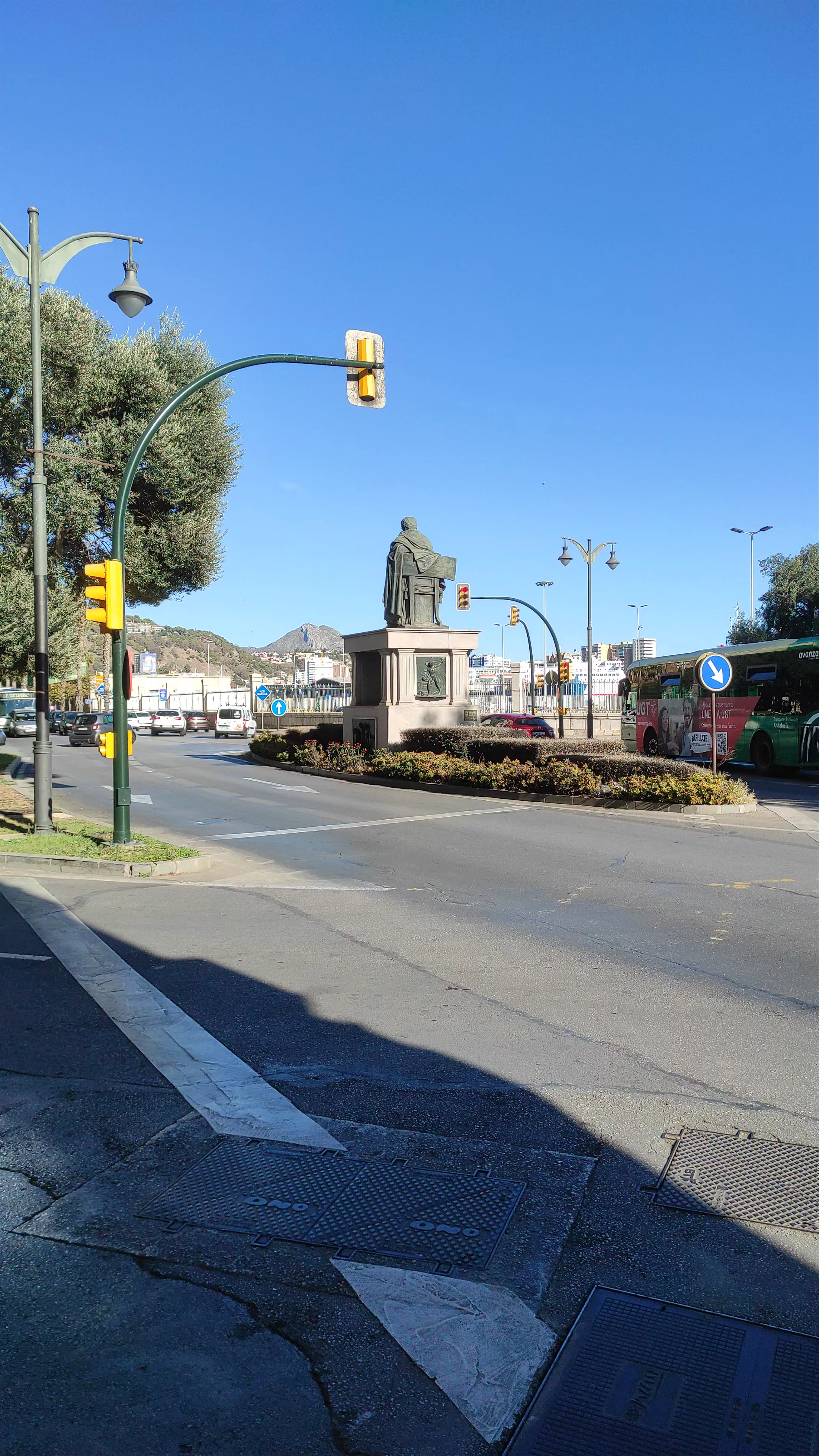 Monumento de Manuel Agustín Heredia, Avenida de Manuel Agustín Heredia, Málaga