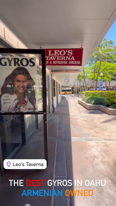 Leo's Taverna - The best gyros!! There is kebob, chicken, salad, beef, everything. Delicious. Great service fabulous - Greek Near Me - Honolulu, Hawaii