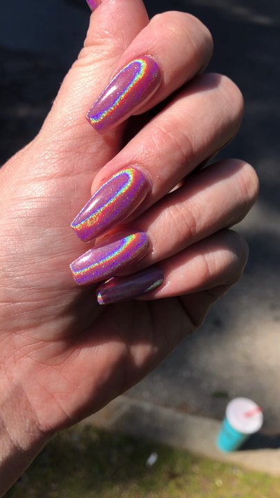 PK Nails - Chrome pink. I am so in love. - Nail Salons Near Me - Concord, California