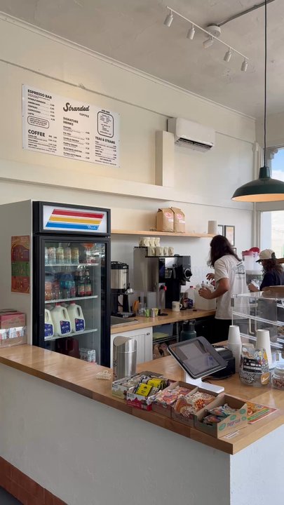 Stranded Coffee - Inside view of the indoor space. - Coffee & Tea Near Me - San Antonio, Texas