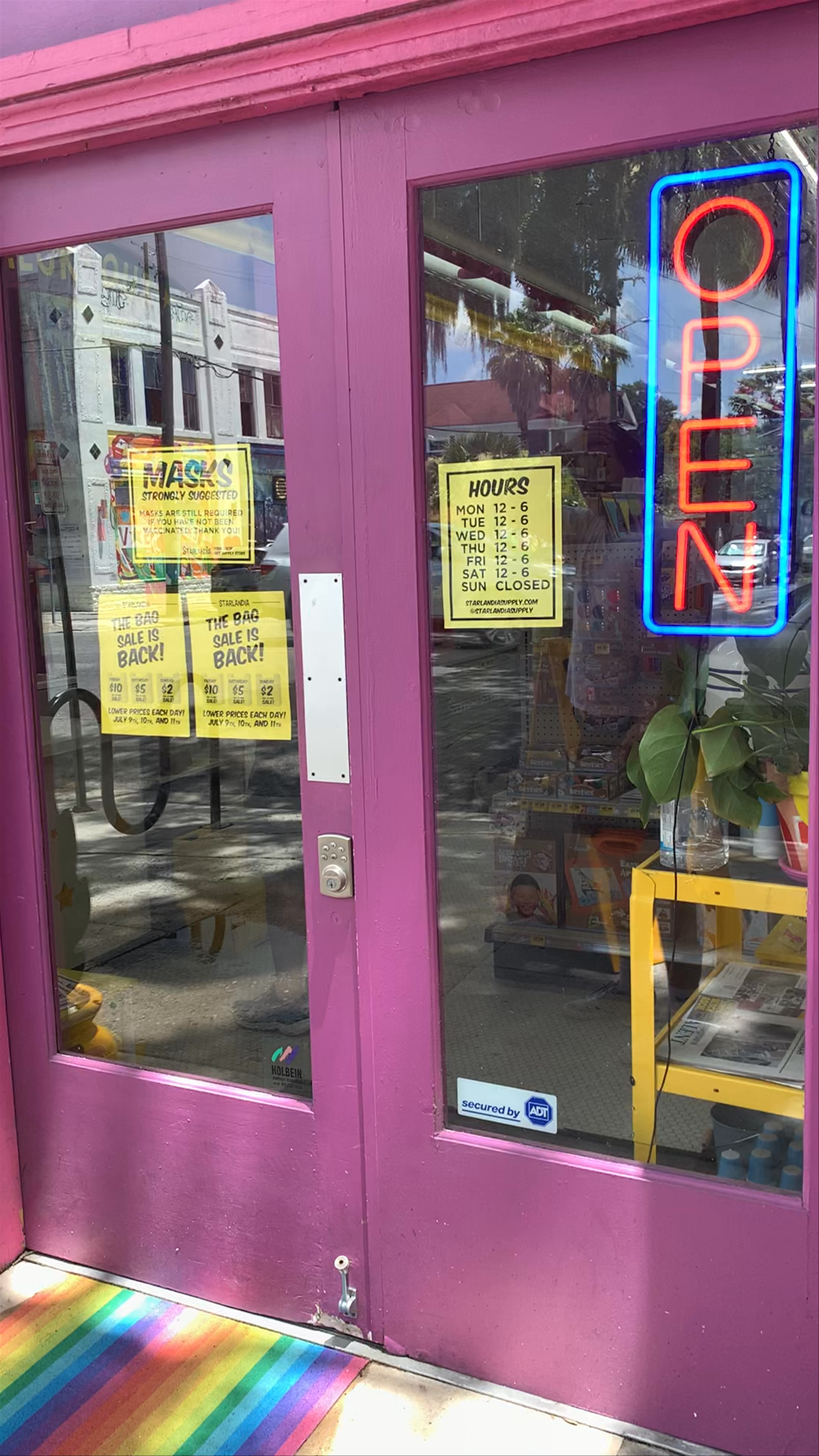 Vibrant Local Shopfront on Bull Street in Savannah