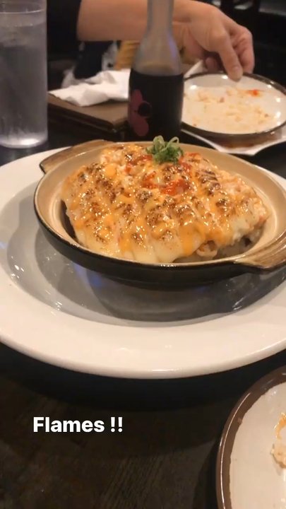 Umi Sushi - The Volcano has flames !! - Japanese Near Me - Garland, Texas
