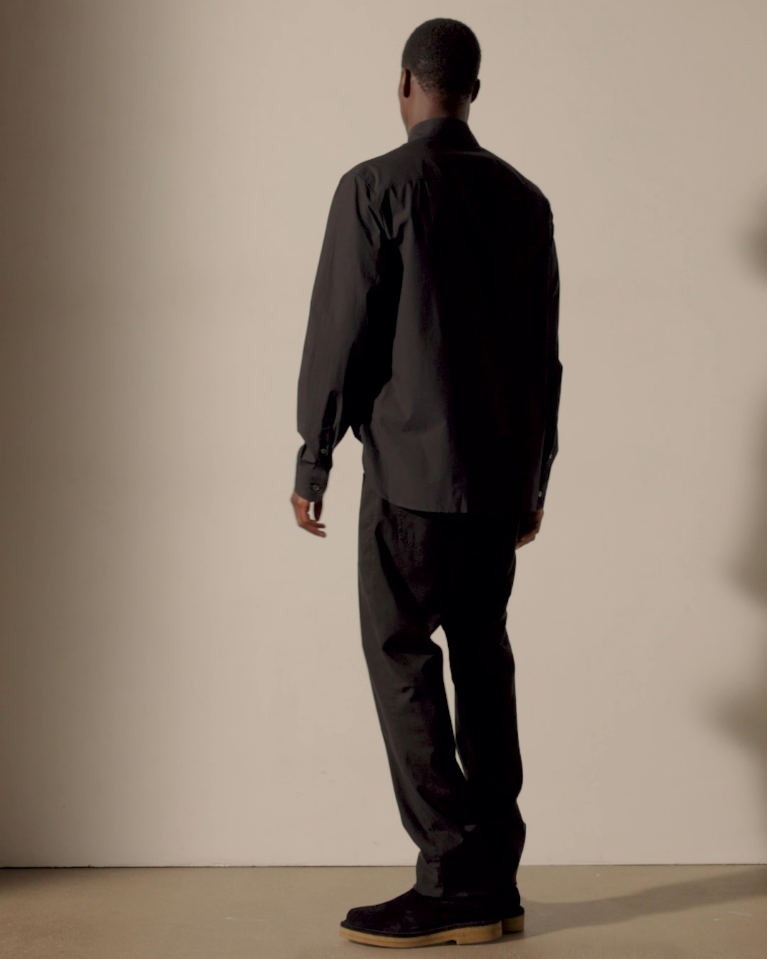 Brushed Twill 5 Pocket Pant - Black | James Perse Los Angeles