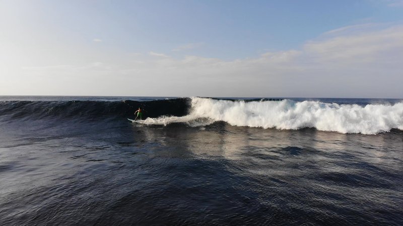 Surfer by Drone poster