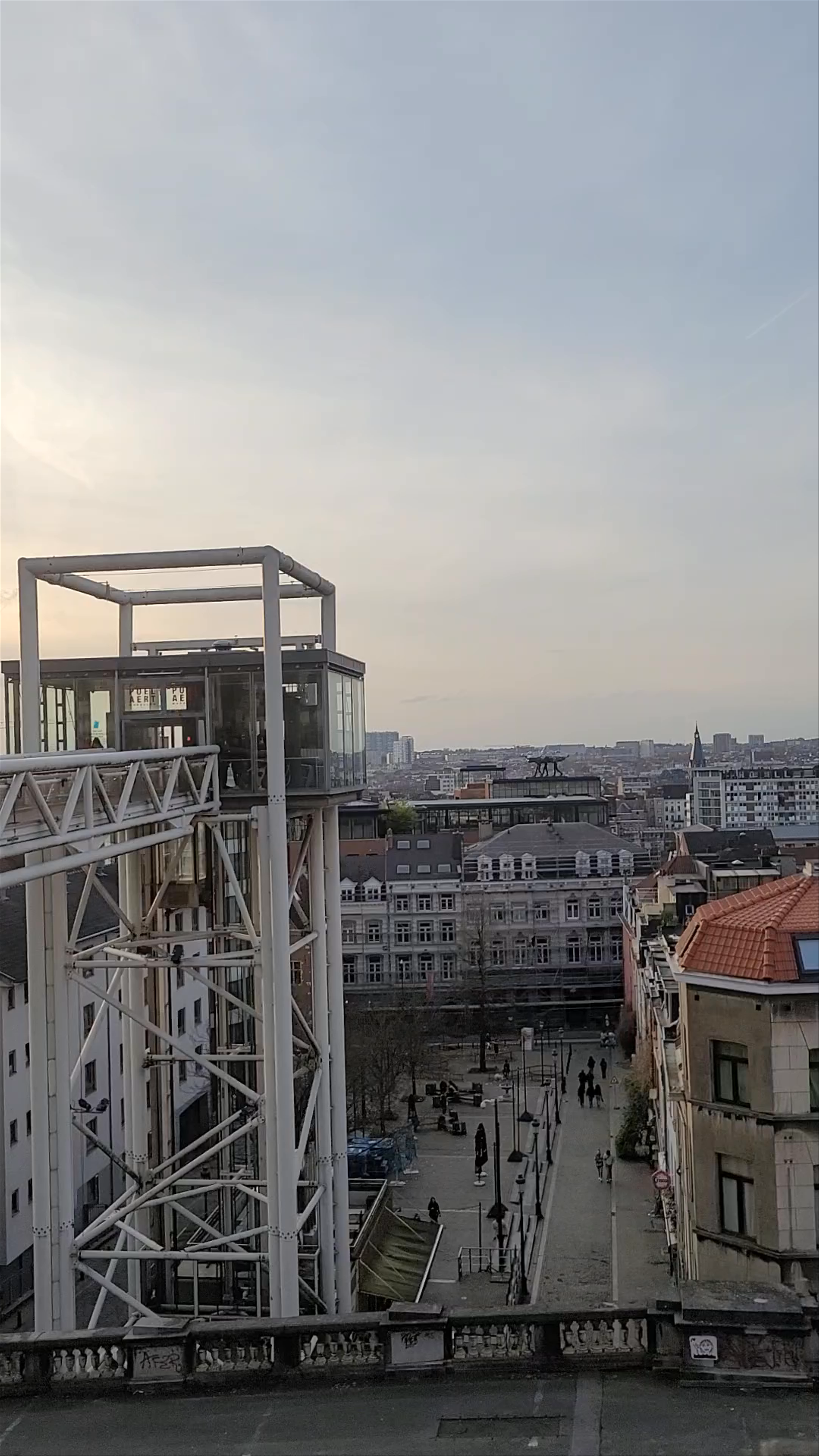 Grande Roue Place Poelaert: Sunset Views Over Brussels