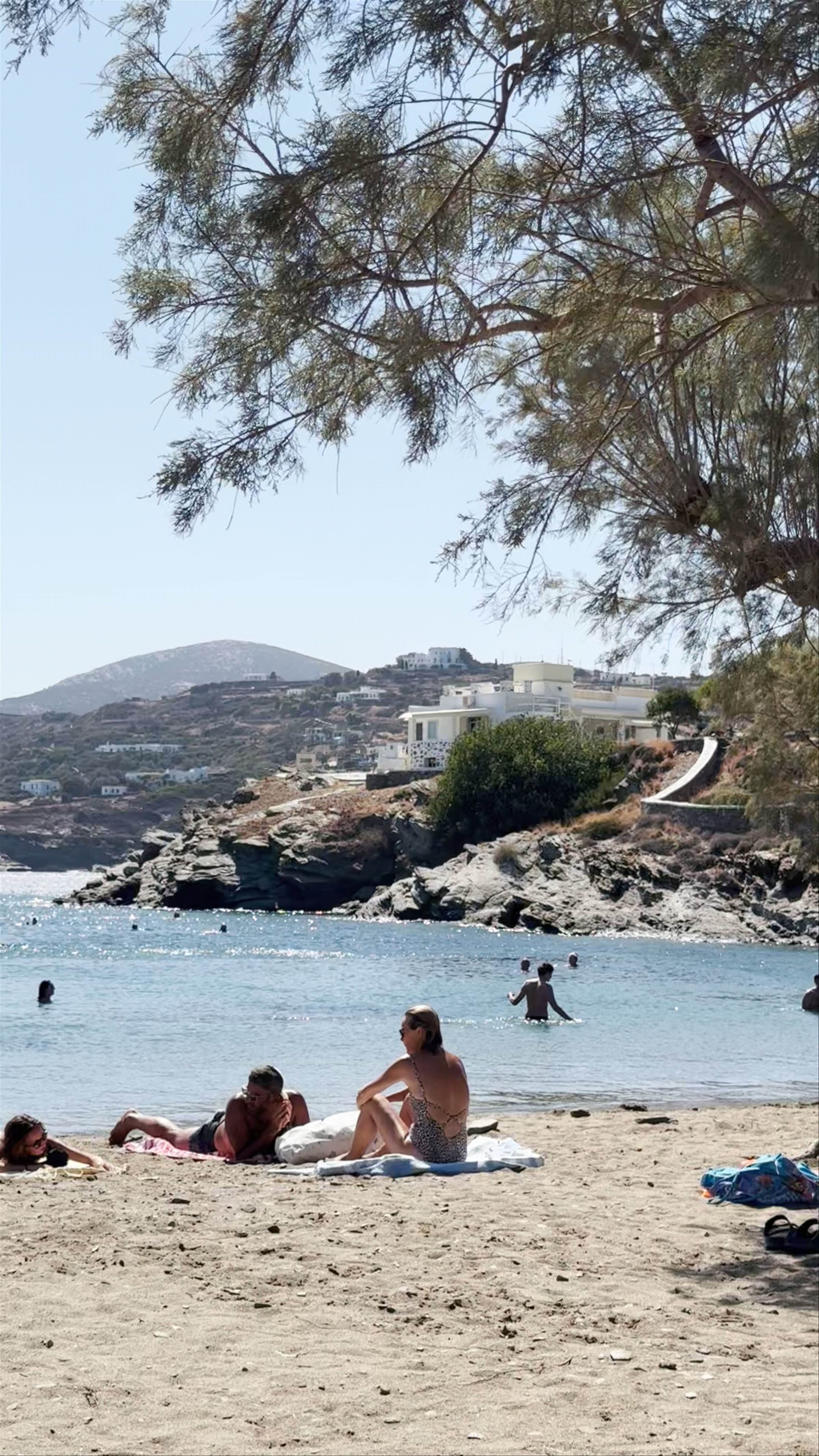 Sunlit Serenity at Fassolou Beach, Sifnos, Greece
