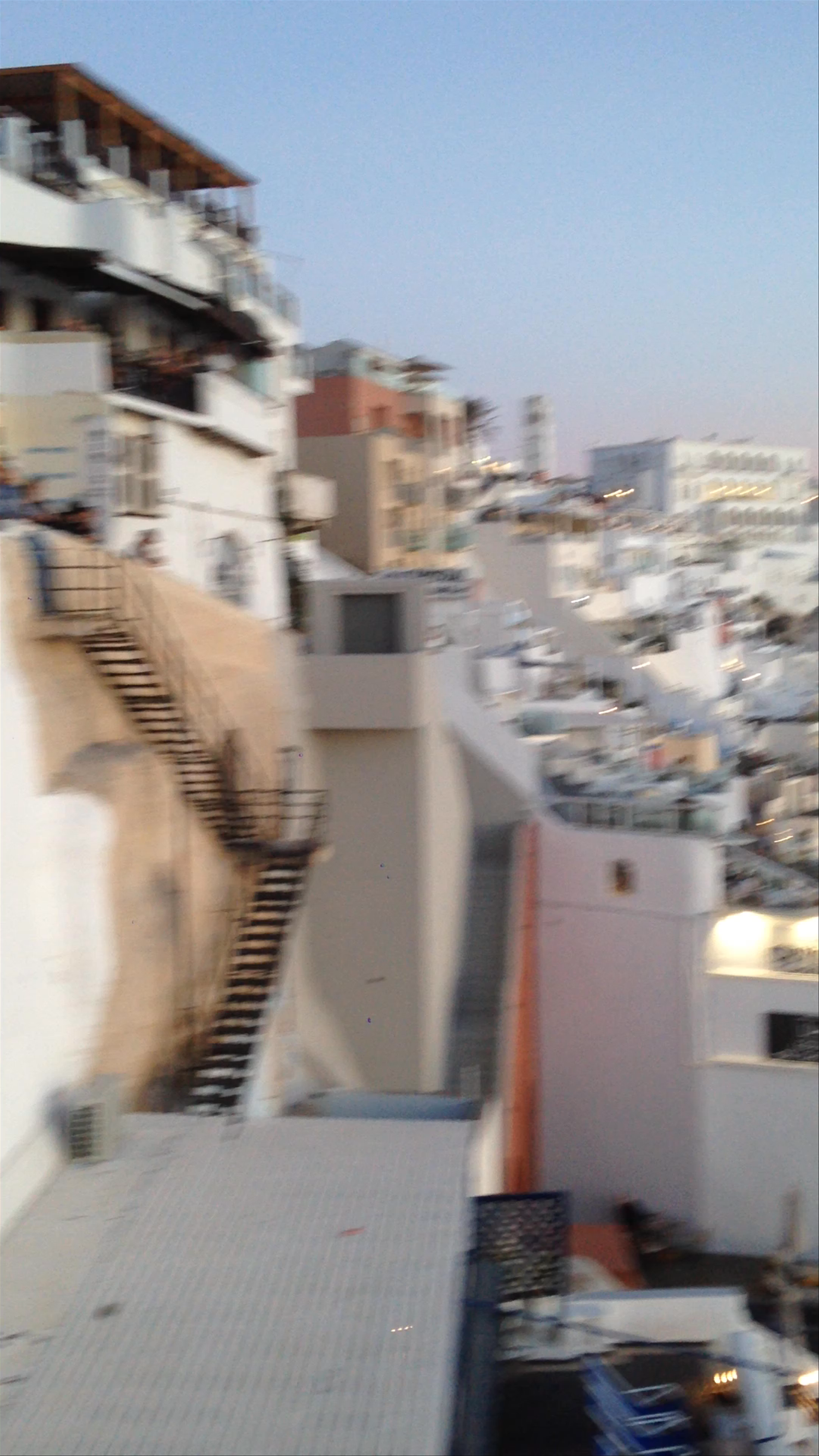 Sunset Views from Franco's Bar in Thira, Santorini