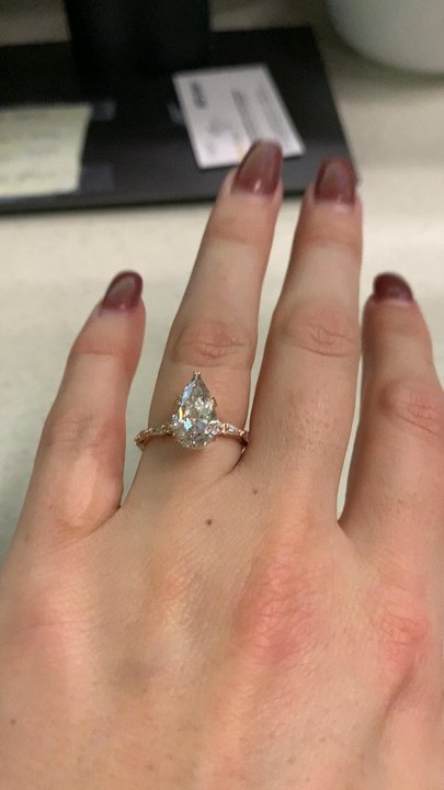 Diamonds Direct - Pear shaped beauty - Jewelry Near Me - Indianapolis, Indiana