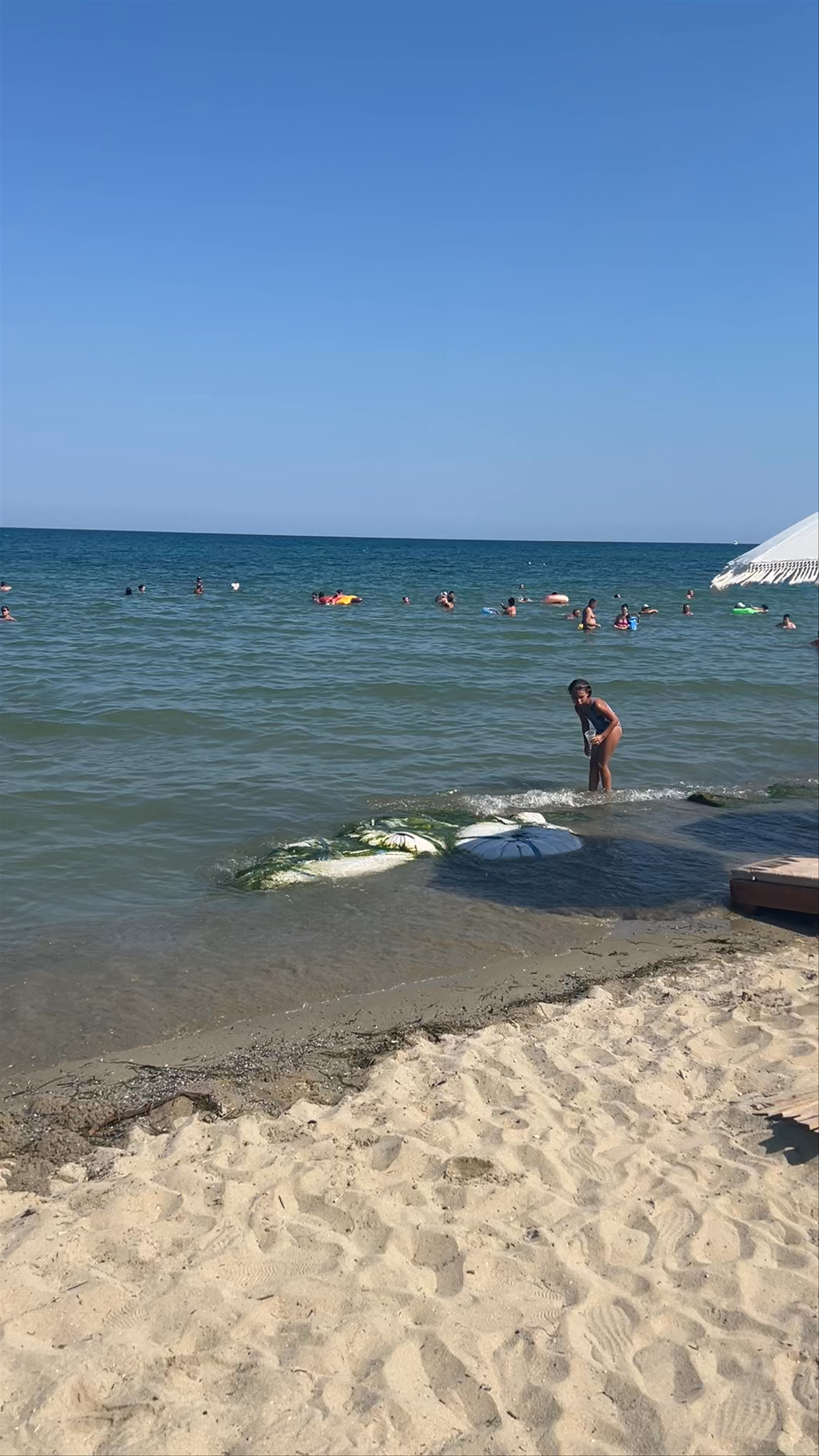Sunny Beach Day at Paralia, Pieria, Greece