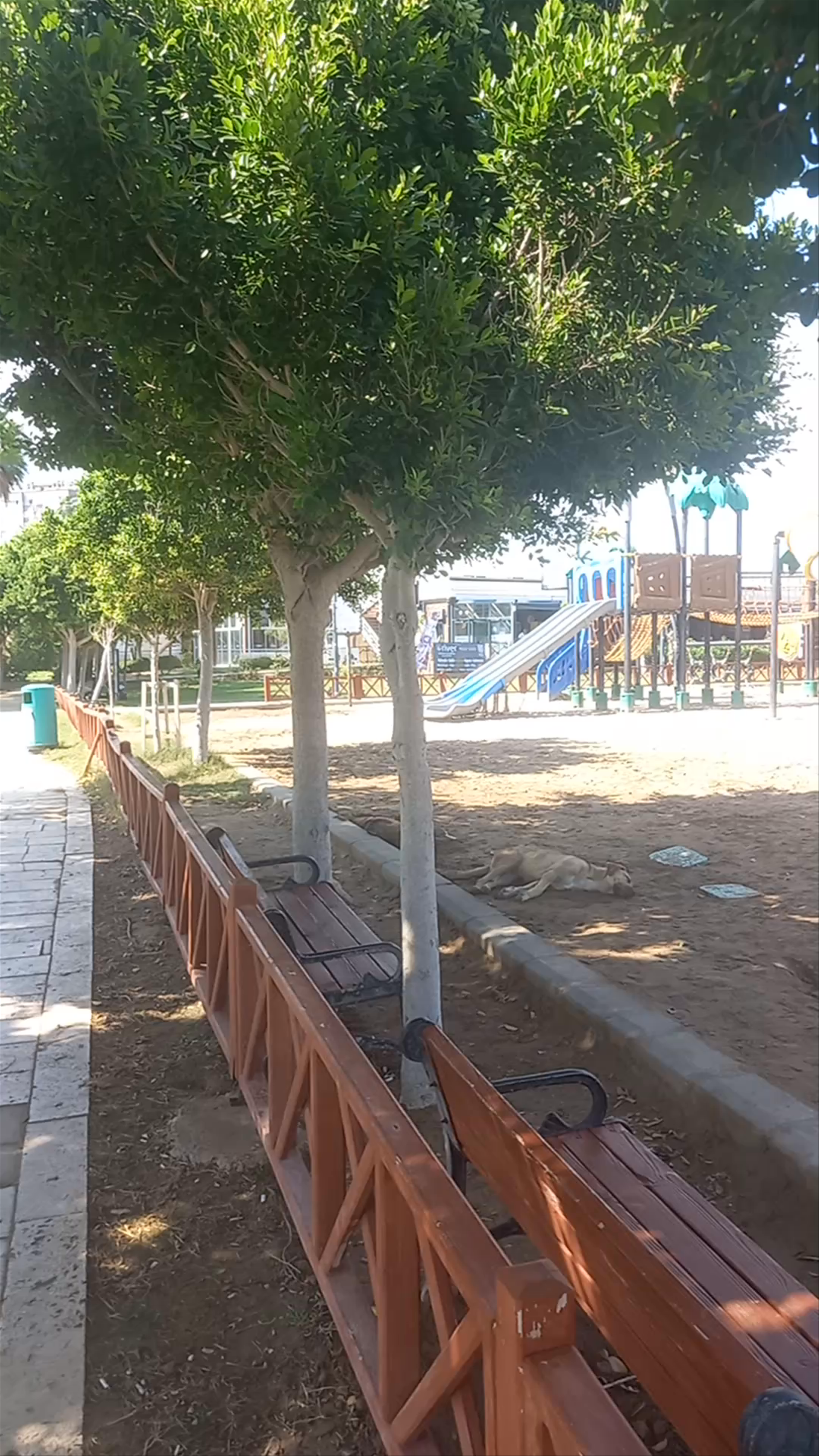 Sunny Family Moments at Düden Park Playground in Çağlayan, Antalya
