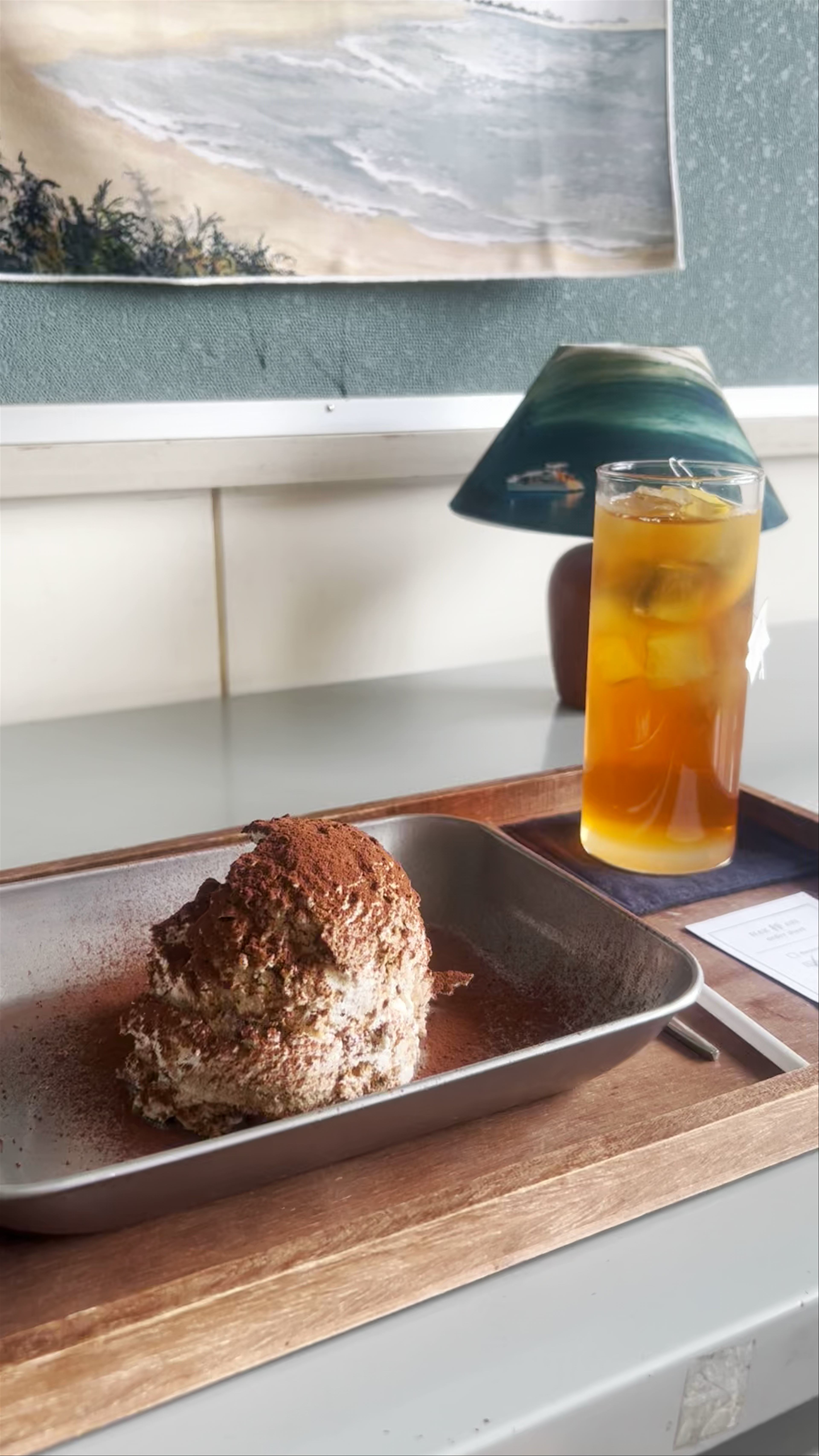 Cozy Japanese Cafe Dessert Moment in Osaka's Ikuno Ward