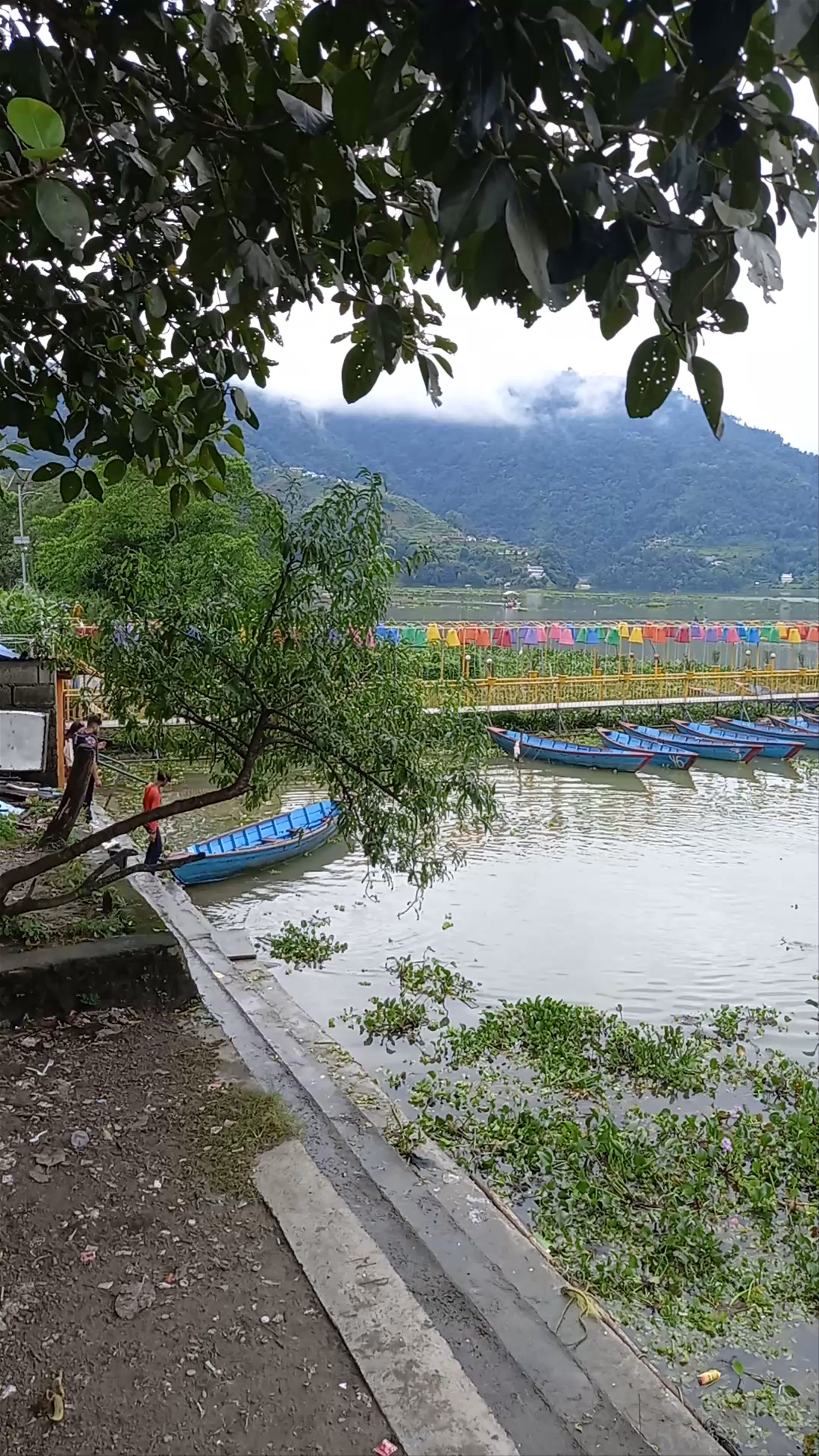 Lake Phewa Serenity: Peaceful Boating in Pokhara, Nepal
