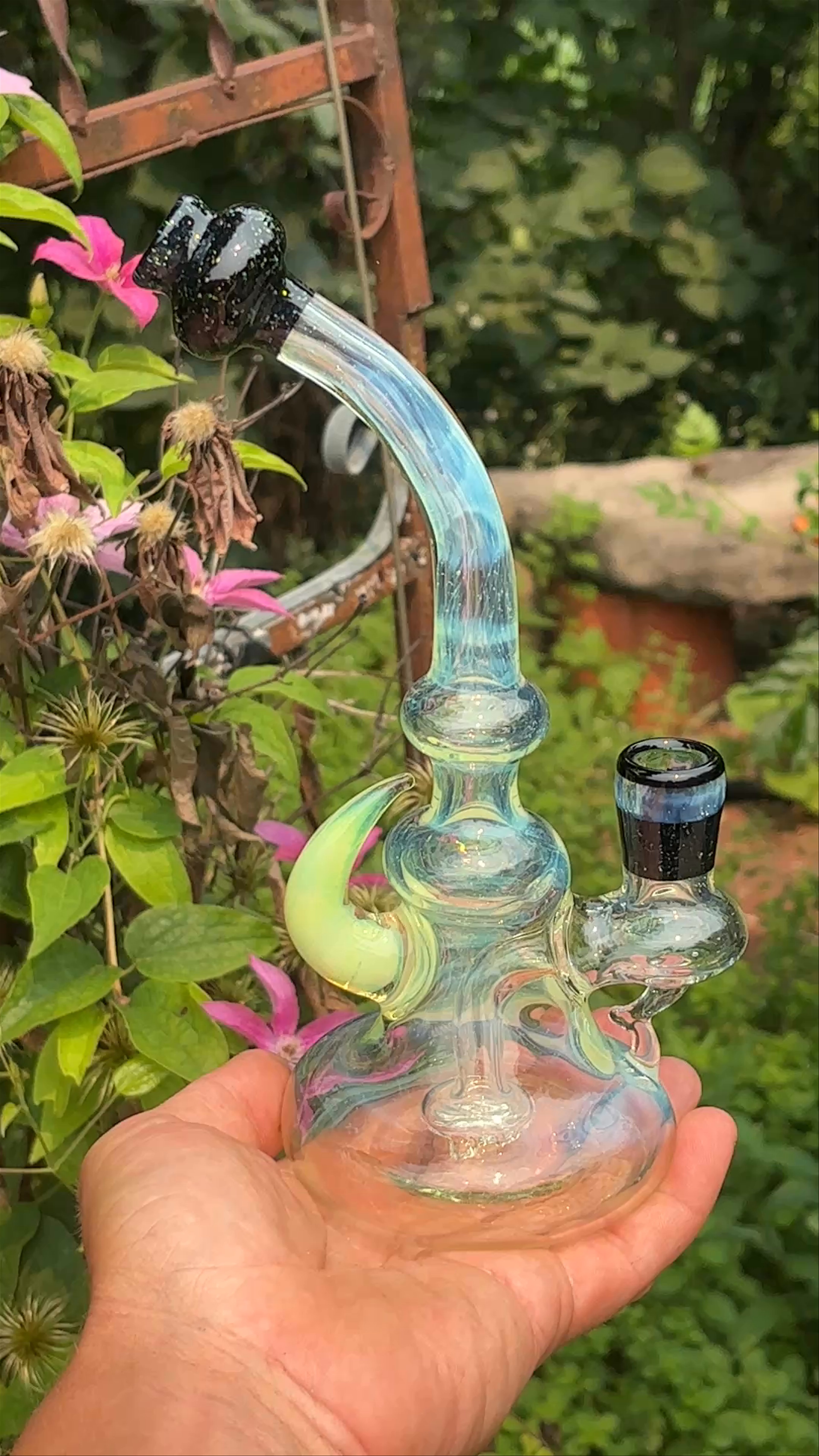 Preview pic of 14mm crushed opal slyme rig