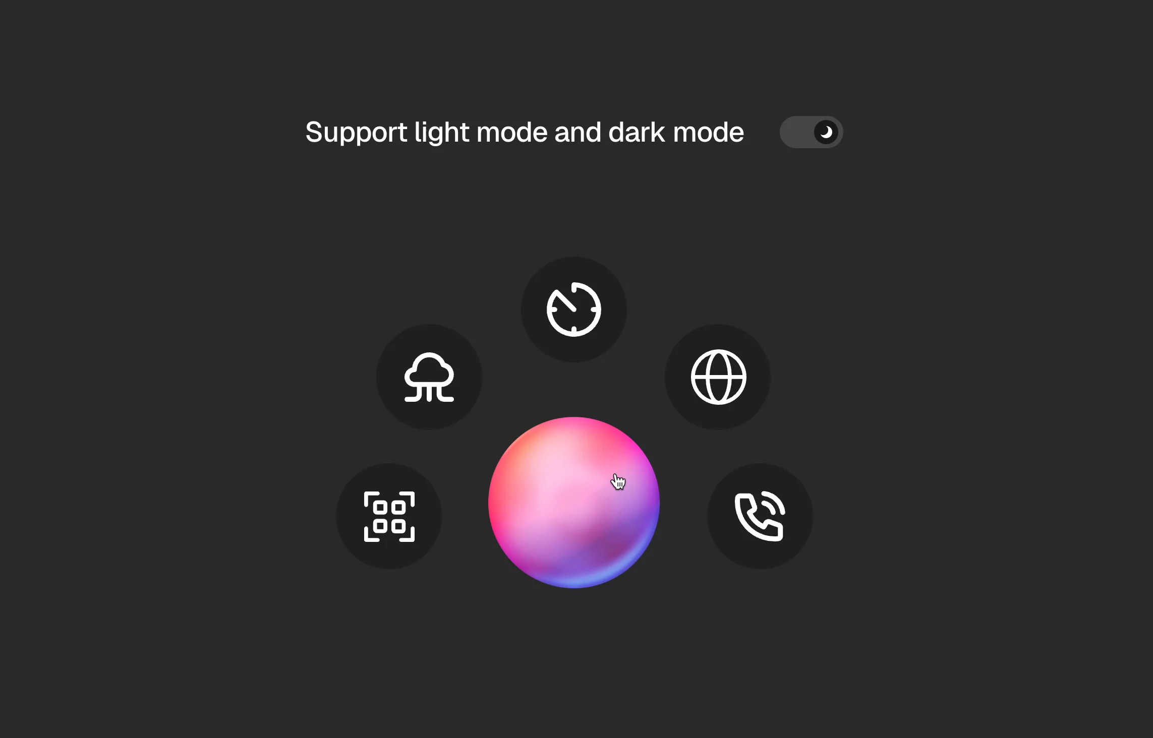 Meet the "Magic Orb FAB" ✨A floating button that actually feels alive. Tap the gradient orb and a fan of action buttons unfolds around it, each one linking wherever you want.Light &amp; dark mode, built in ⚡ Drop-in Framer component, zero codeNow live on the Marketplace. Go give your UI a pulse 👇