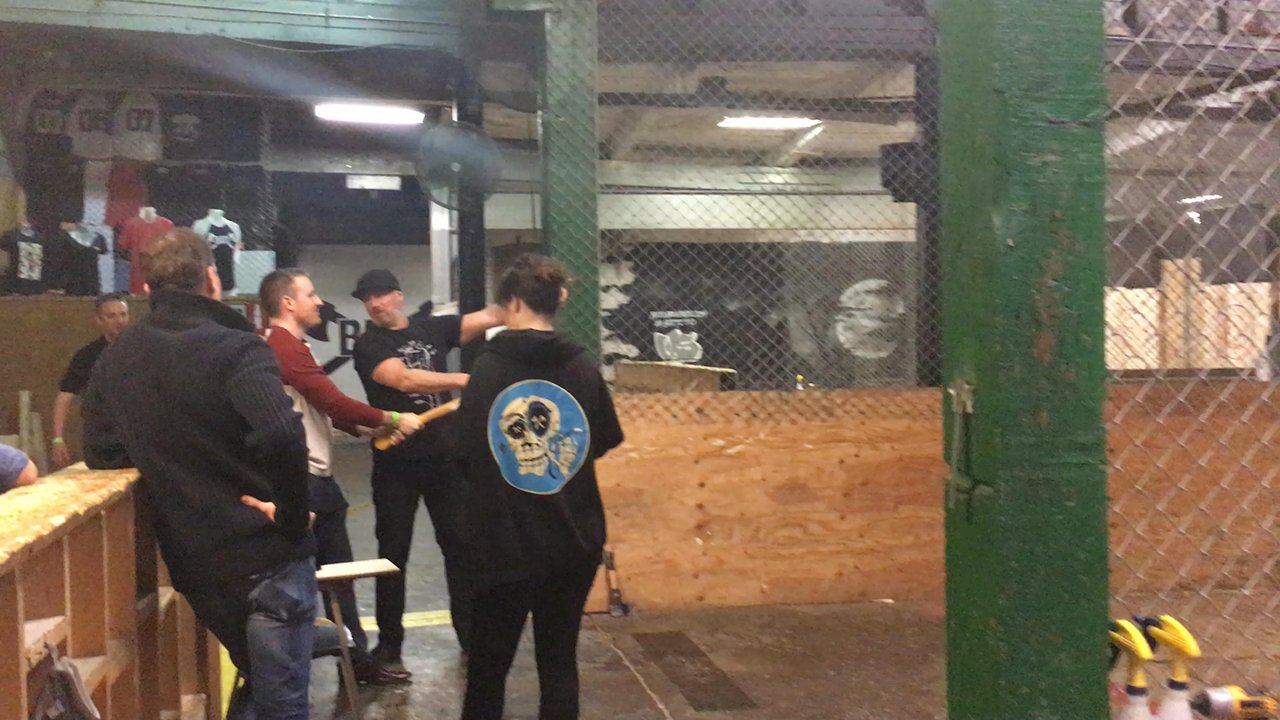 BATL Axe Throwing - The big axe!!! - Axe Throwing Near Me - Toronto, Ontario