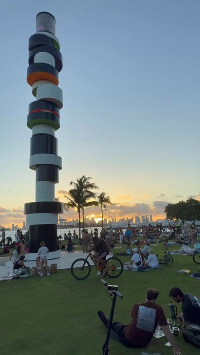 Obstinate Lighthouse - Lighthouse grounds - Public Art Near Me - Miami Beach, Florida