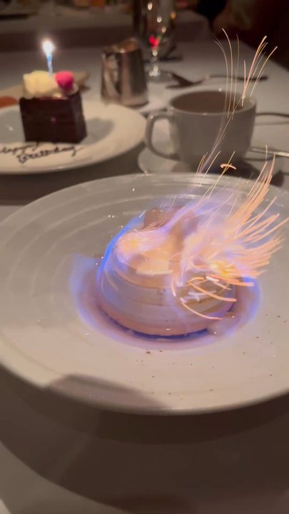 Gary Danko - Baked Alaska! - New American Near Me - San Francisco, California