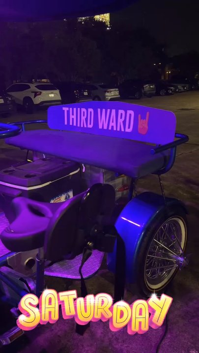Trill On Wheels Hip-Hop Party Bike - Party Bus Rentals Near Me - Houston, Texas