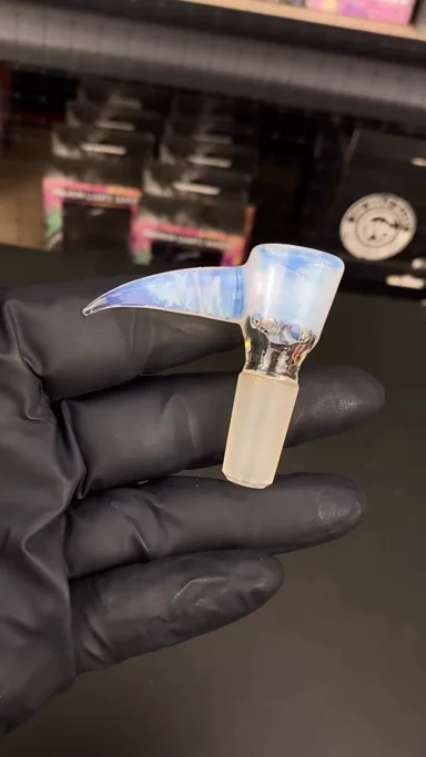 Preview pic of 14mm 4-Hole Glass Bowl Slide by Magizle