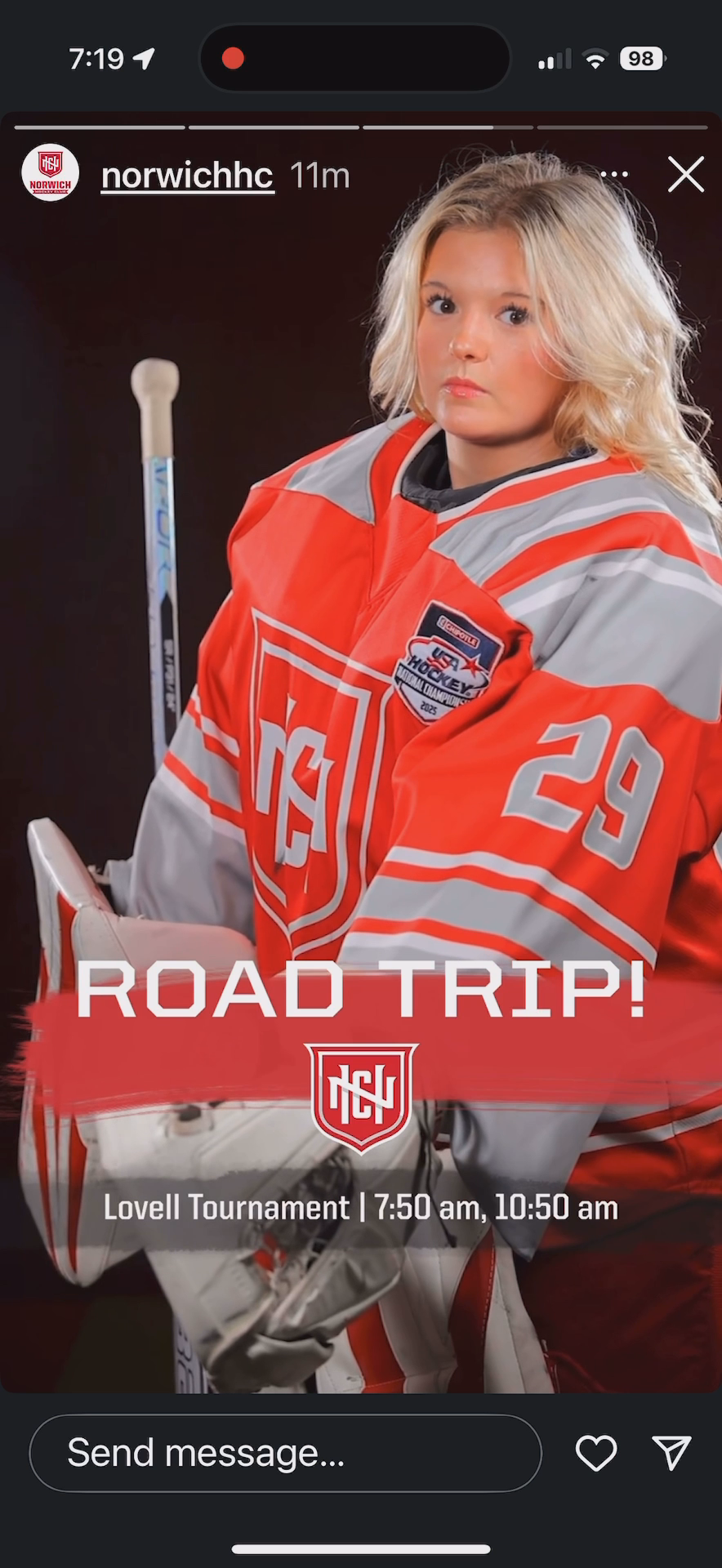 Reese Ives: Highlight Reel from Norwich Hockey Club 19U AAA