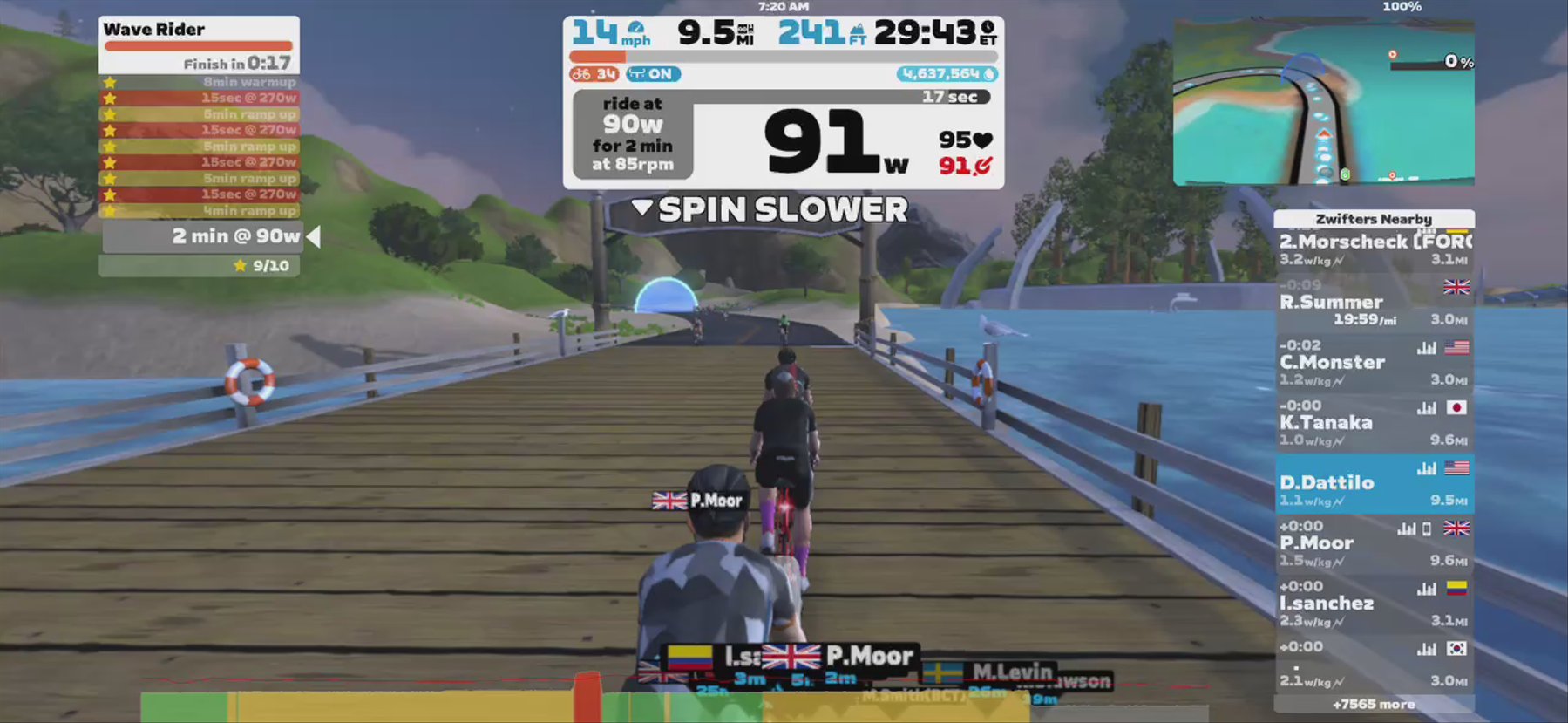 Zwift - Workout of the Week | Wave Rider in Watopia