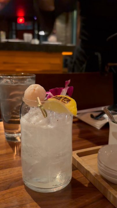 JINYA Ramen Bar - Reston - Table side macha mocktail! It was a delicious and fun drink. Officially, its called "match, lychee lemonade" on the menu - Tapas/Small Plates Near Me - Reston, Virginia