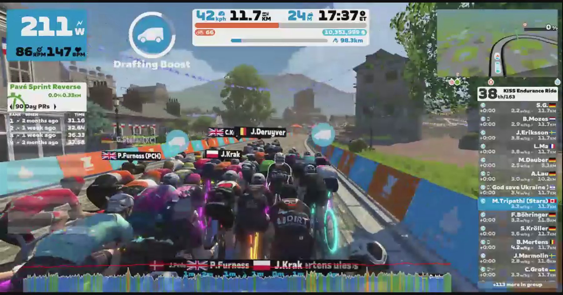 Zwift - Group Ride: KISS Endurance Ride (C) on R.G.V. in France