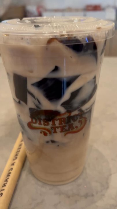 District Tea - Grass jelly drink - Bubble Tea Near Me - San Francisco, California